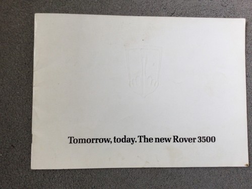 Rover 3500 brochure april - rover,