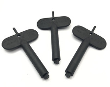 JSP Navigator Triangular Black Road Traffic Barrier Key Open Tool. Pack of 3.
