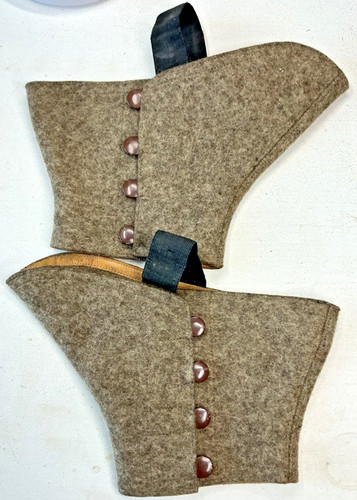 Men wool felt spats - men’s,