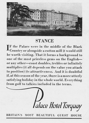 Torquay palace hotel vintage - torquay,