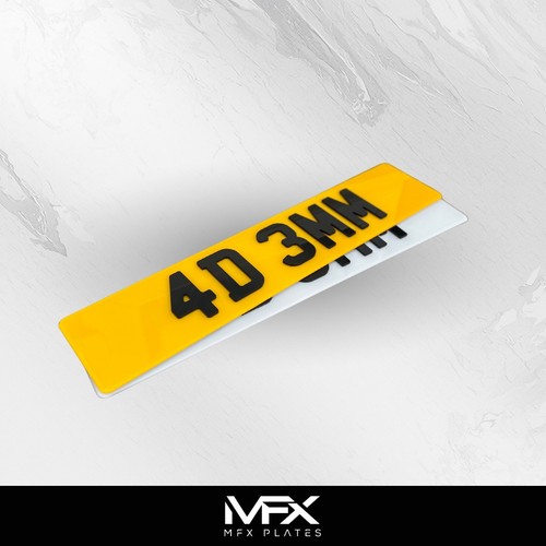 Gel number plates 3d - |, |
