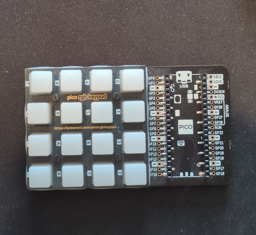 Pico rgb keypad - pico, 4x4