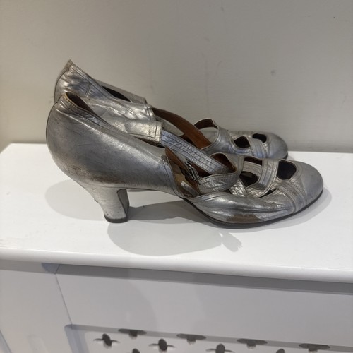 1930s silver leather - 1930s,