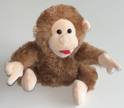 Interactive monkey soft toy - monkey,