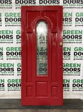 Oak veneer front door - front,