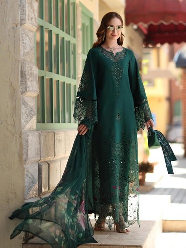 Noor luxe chikankari lawn - lawn, 💯