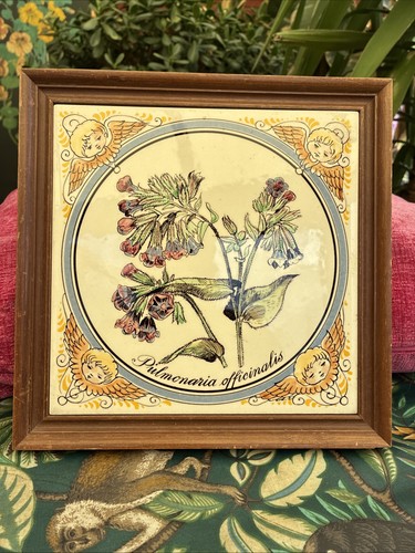 Dutch vintage framed tile - vintage,