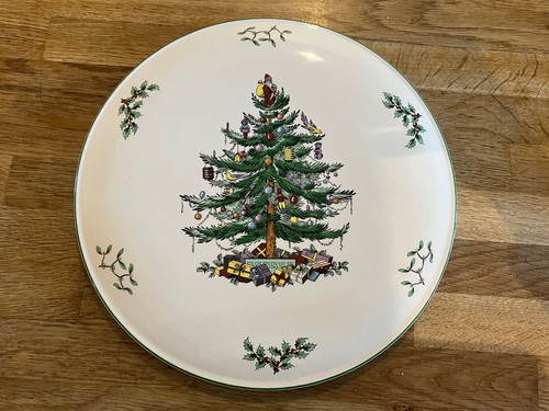 Spode christmas cake plate - spode,