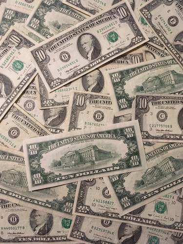 Old ten dollar - $10,