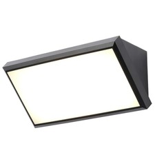 Litecraft Belford Wall Light Outdoor Integrated LED Fitting - Black Clearance   