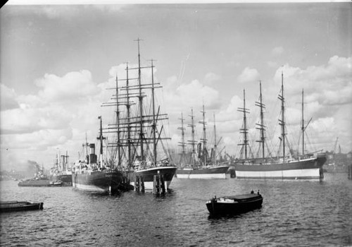 Harbour for sailing - harbour, ships