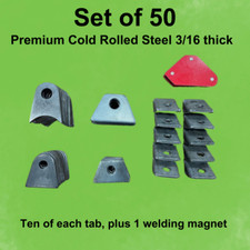 Weld on Tabs and mounts, -Pack