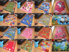 Childrens Rugs Large Girls Boys Bedside Play School Floor Mat Kids Fun Rug Cheap