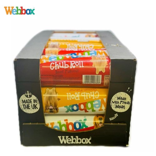 Webbox chub rolls wet dog - rolls, food