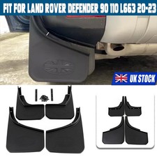 FOR 2020+ LAND ROVER DEFENDER MUD FLAPS GUARD 90 110 L663 WITH UNION JACKS NEW