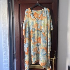 Ladies Art Silk Kaftan Top Dress Size XL