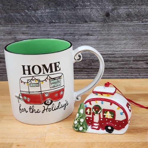 Retro christmas camper - camper, &