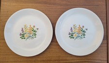 2x Alfred Meakin Floral Design Plates