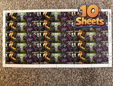 Ten Sheets Of 30 £1.85