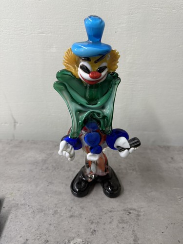 Murano glass clown - murano,