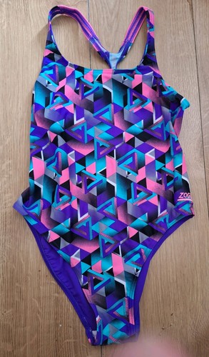 Purple multicoloured zoggs - purple,
