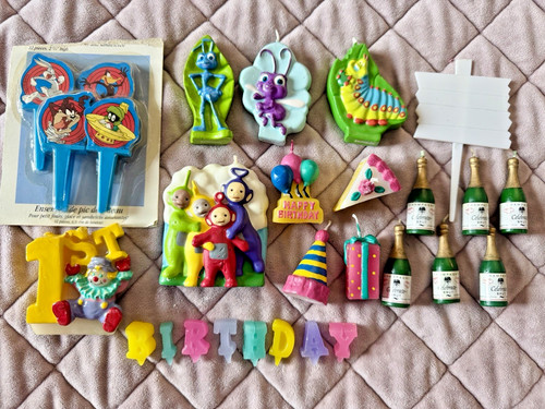 Vintage cup cake topper - cake, lot
