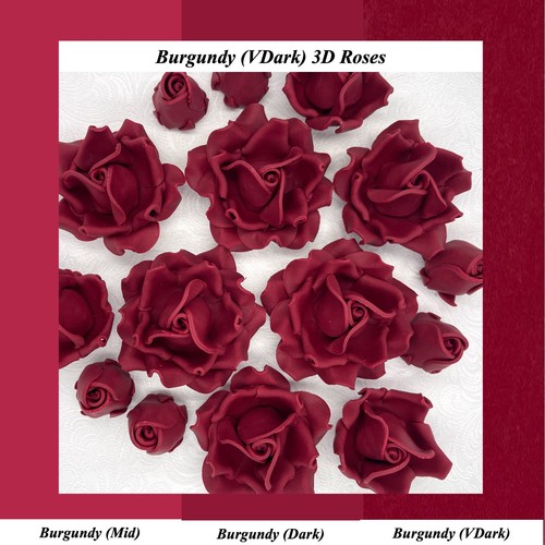 Burgundy red sugar roses ruby - roses,