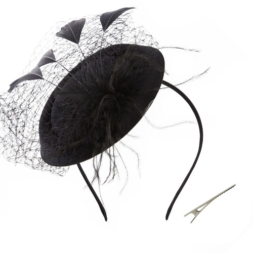 Elegant feather fascinator - feather,