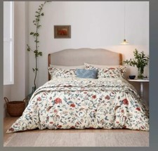 SANDERSON OPTIONS King Size Sissinghurst Floral Duvet Cover Set Brand New!