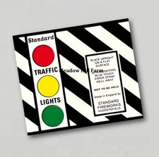 Fridge Magnet Standard Fireworks Retro Vintage Art Traffic Lights