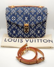 Louis Vuitton Blue Jacquard Since 1854 Pochette Metis MM Crossbody bag with Box