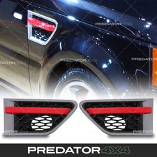 SILVER BLACK RED FRONT WING