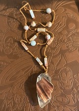 Sea glass Necklace natural