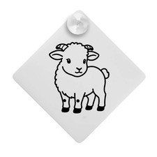 'Dorset Horn Lamb' Suction Cup