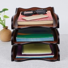 Wood inbox tray tier for - inbox,