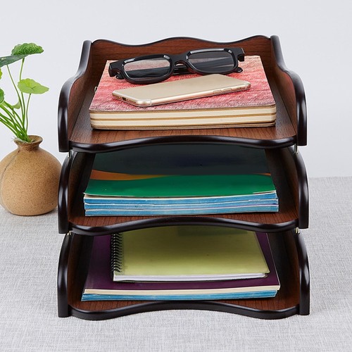 Wood inbox tray tier - wood,