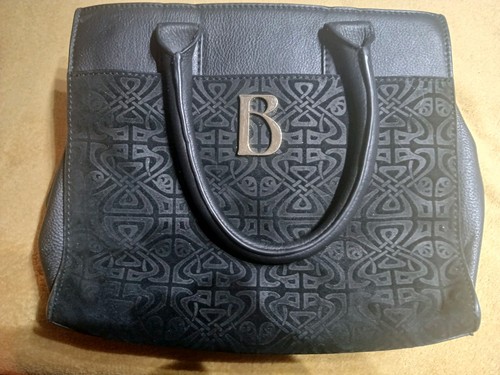 Vinrage biba logo bag with - b,