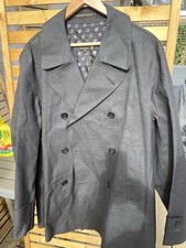 Mackintosh Scotland Mens Grey rubber bonded Overcoat, 90’s Size medium, 60cm Ptp