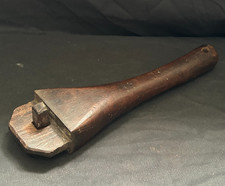 Unusual Mahogany Wedged Veneer Hammer that Hold Plane Irons