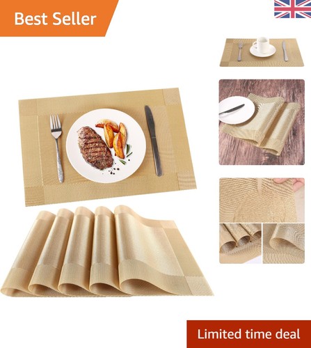 Non slip pvc - placemats, set