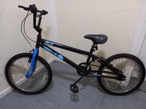 Kids black bmx bike - black,