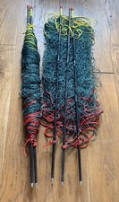 2 x 6z 10 YARD STOP NETS ON LIGHTWEIGHT POLES FERRETING PEST CONTROL RABBITING