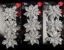 Set glitter poinsettia - set,