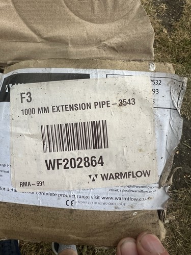 Two warmflow 3543 - 3543, 1-metre