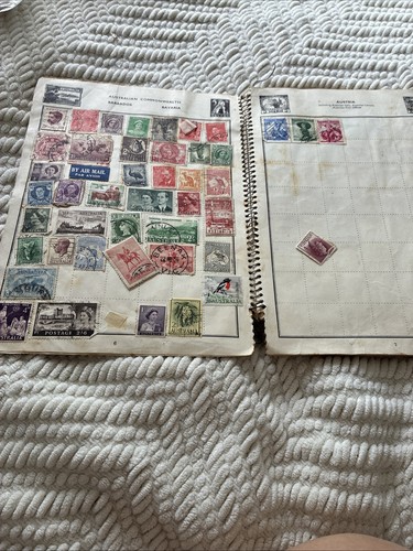 Stamp album collection - album, of
