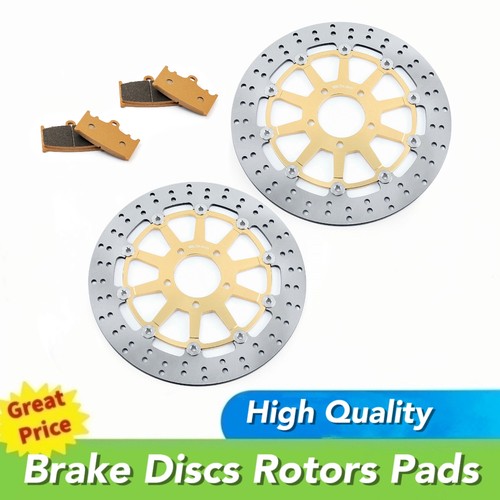 Front brake discs rotors pads - front,