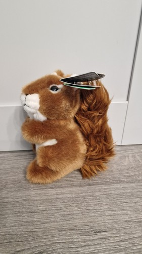 Red squirrel plush soft toy - soft,