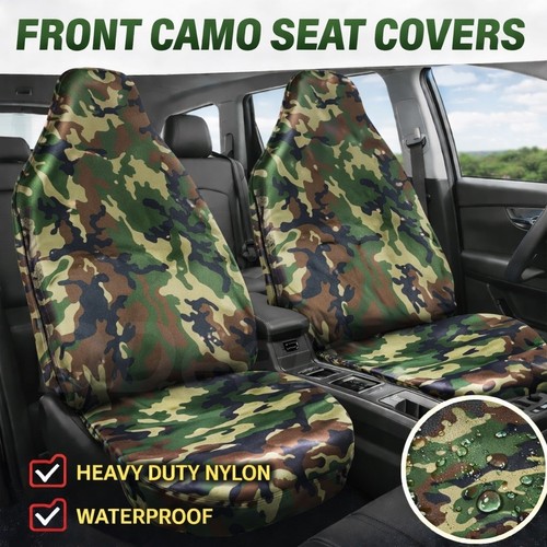 Front car seat covers - covers, green