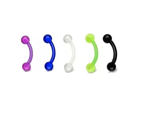 Plastic curved bar metal - plastic,
