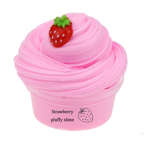Fluffy butter slime - butter, slime/clay+charm
